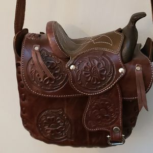 Western Leather Purse Handmade